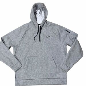 Nike Therma-FIT Grey Heather Pullover Training Hoodie - XL